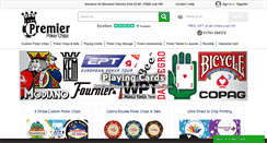 Desktop Screenshot of premierpokerchips.com